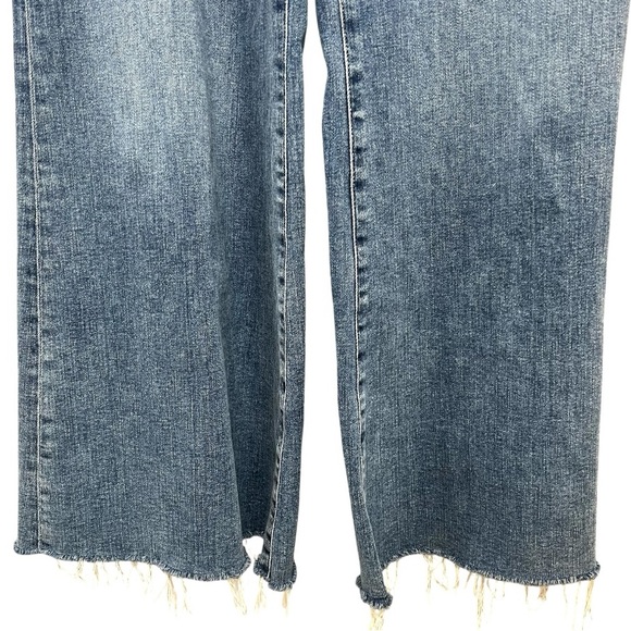 Frame Le Palazzo Crop Wide Leg High Rise Casual Denim Jeans Women’s 30 - Picture 9 of 16